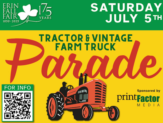 175th Fair Community Celebration Parade – Erin Agricultural Society